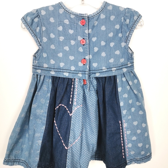 9/12 MONTHS TU LITTLE SEEDS Embroidered, Cap Sleeve Dress EUC - Picture 4 of 7